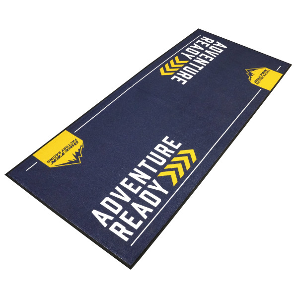 biketek Biketek 'adventure series' garage mat - 'blue/yellow' (190x80cm)